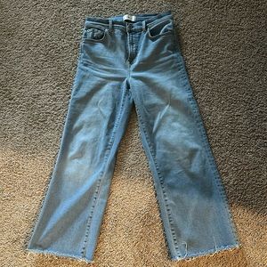 7 for all mankind Cropped Alexa w/cut hem